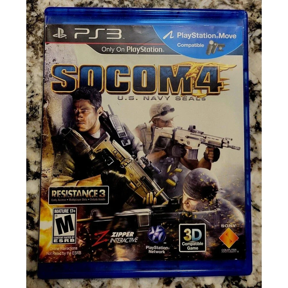 SOCOM 4: U.S. Navy SEALs (Sony PlayStation 3 PS3, CIB, TESTED, MANUAL, FAST SHIP
